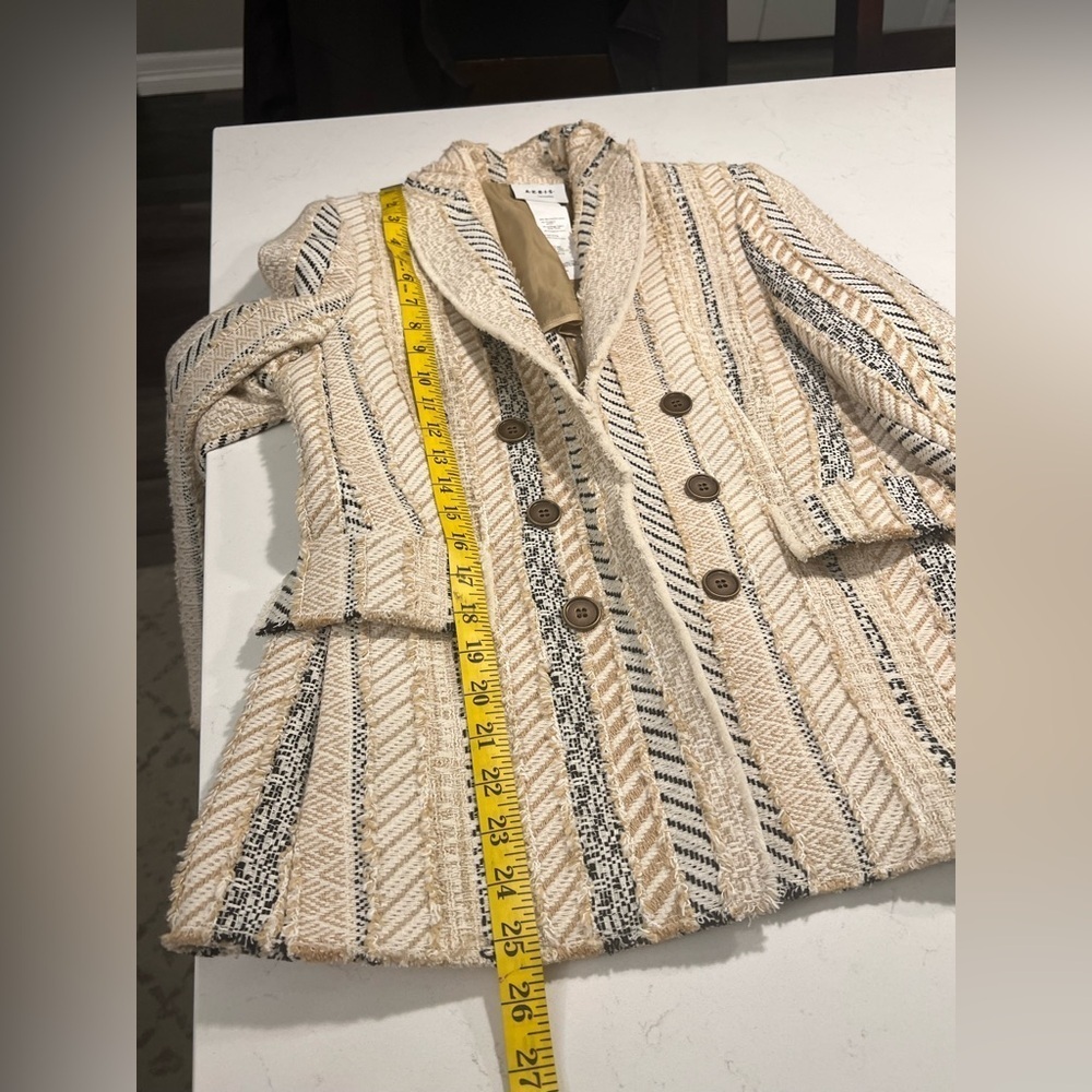 Akris Punto Fringed Patchwork Tweed
Blazer Jacket Size 8 - Picture 12 of 16